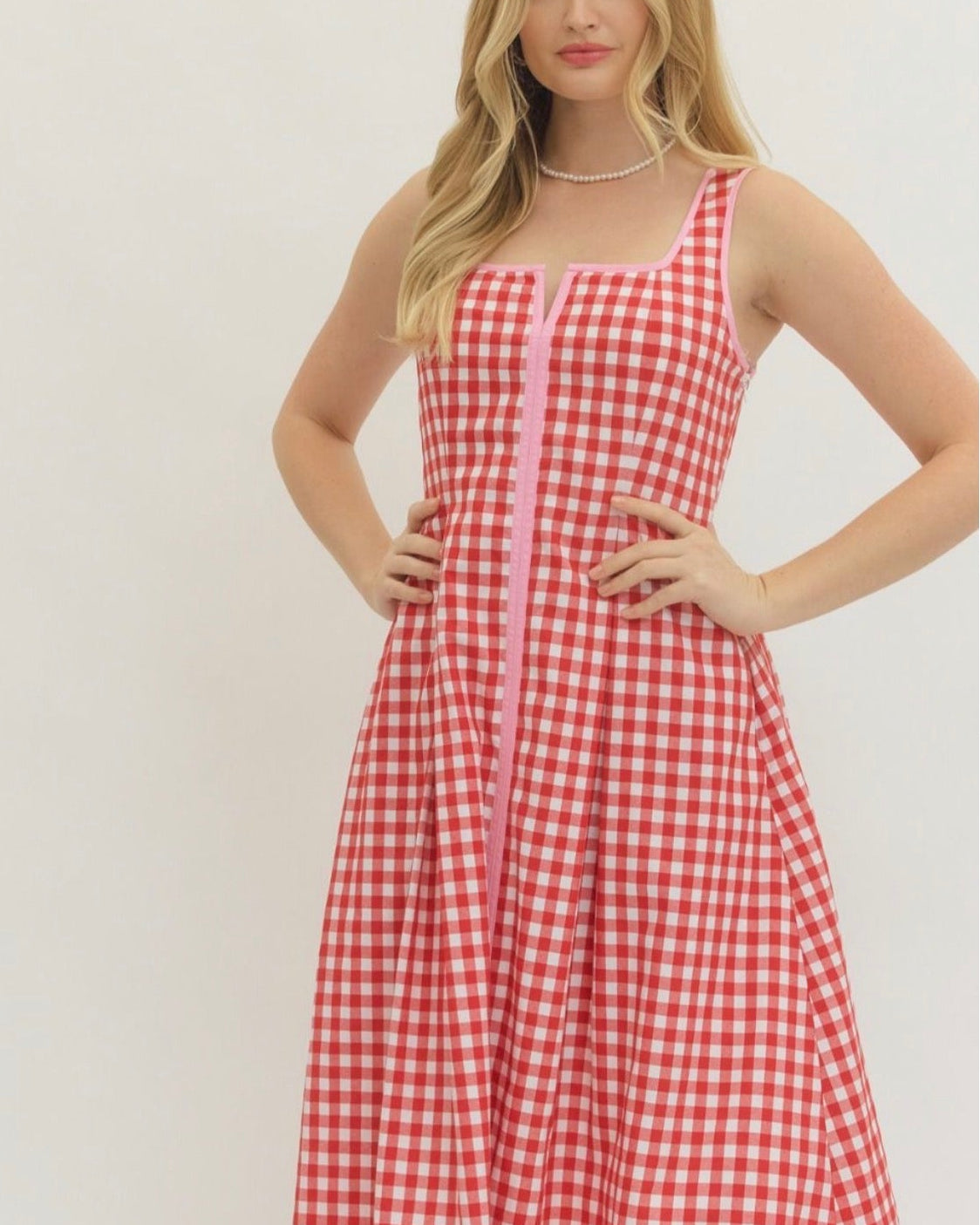 red and pink contrast dress Pink & Red Dresses for Summer