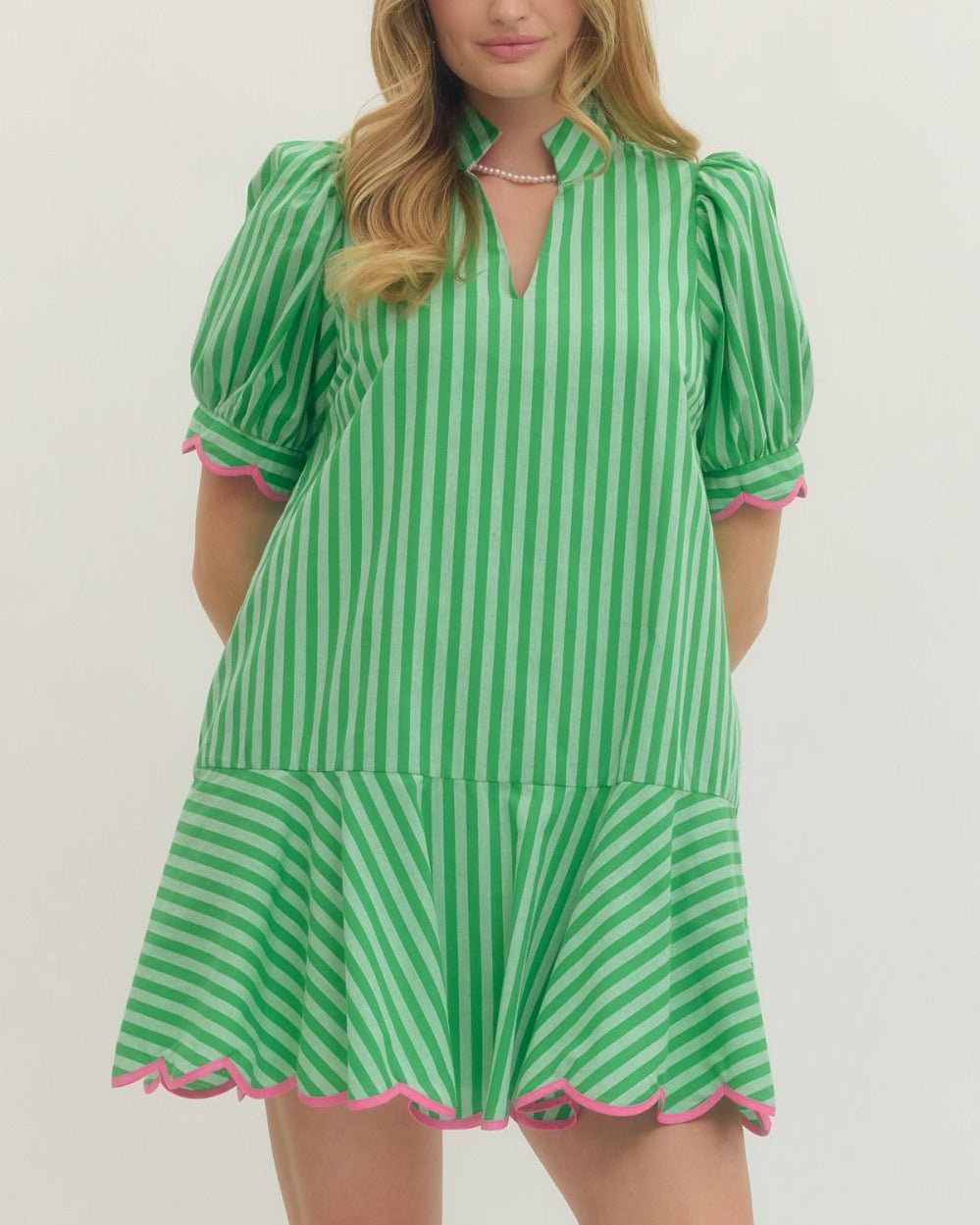 mini blue checkered dress Sunshine Tienda Getaway Mini Dress, Size XS, Navy/White