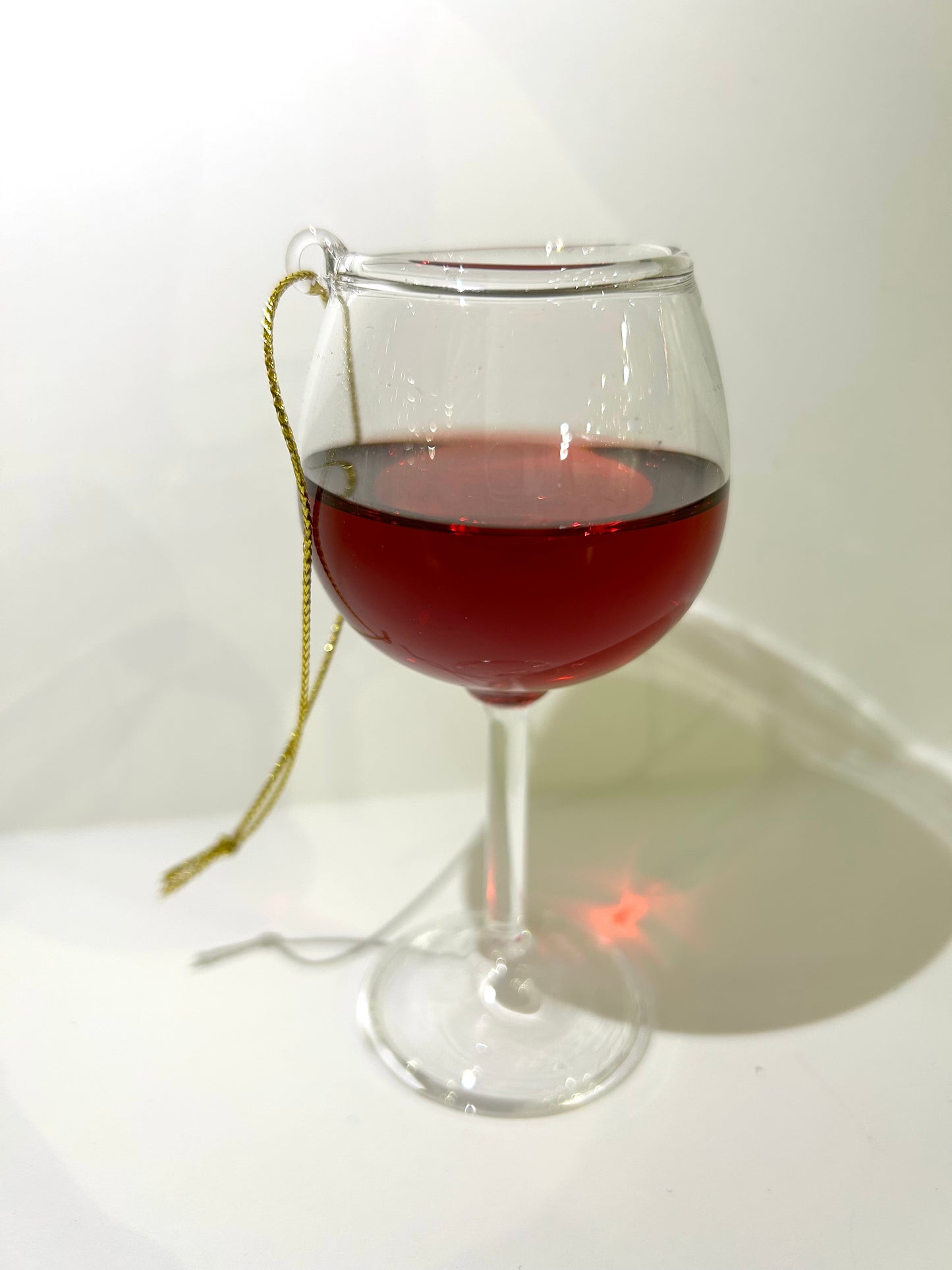 Red Wine Glass Ornament