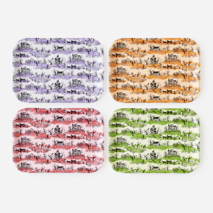 Spooky Toile "Paper" Tray - 4 Colors