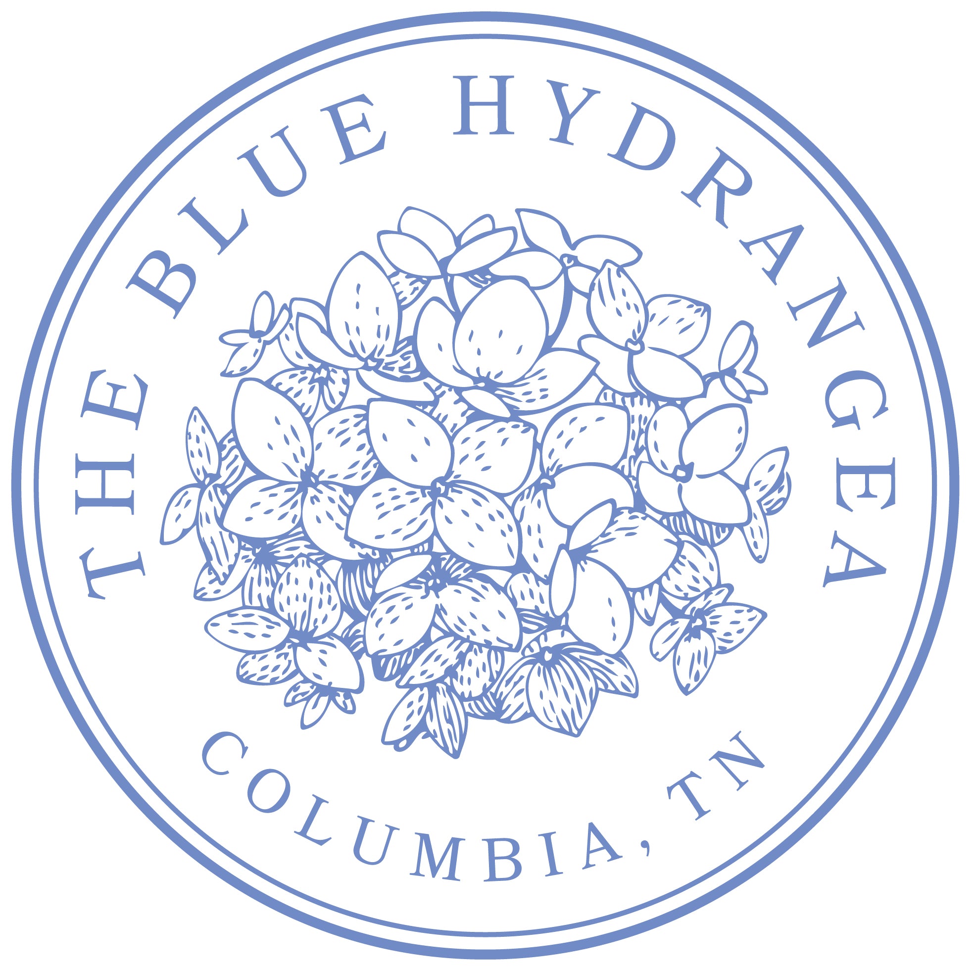 The Blue Hydrangea
