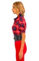 Puff Sleeve Top - Middleton Plaid