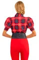 Puff Sleeve Top - Middleton Plaid