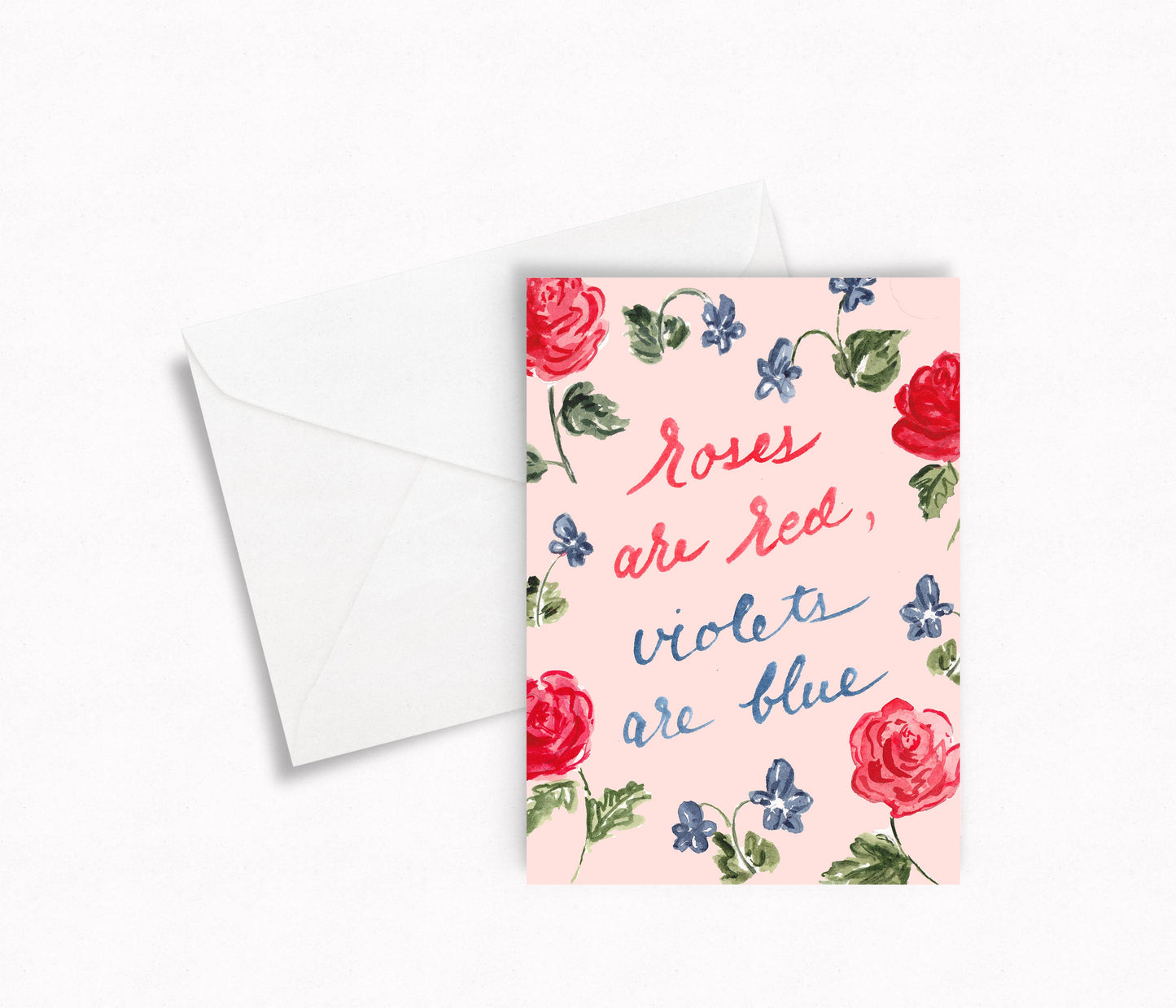 Roses and Violets Valentine