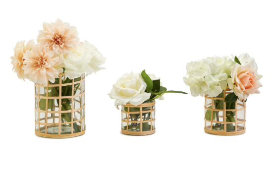 RATTAN WRAPPED CACHEPOT - 3 sizes