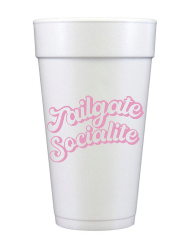 Tailgate Socialite Reusable Cups - Set of 10
