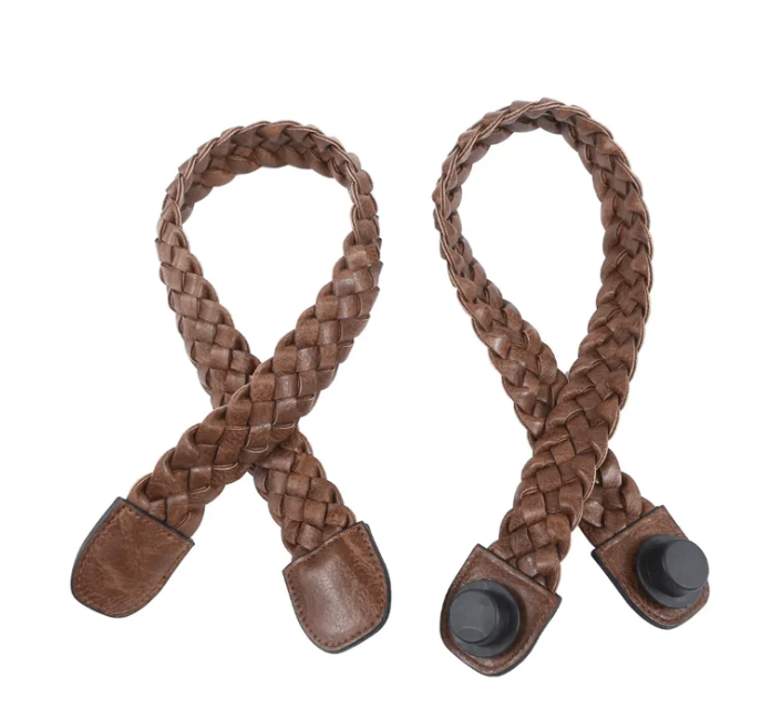 Versa Tote Straps - Braided Leather