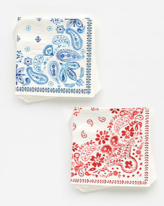 American Holiday Napkins - 2 Colors