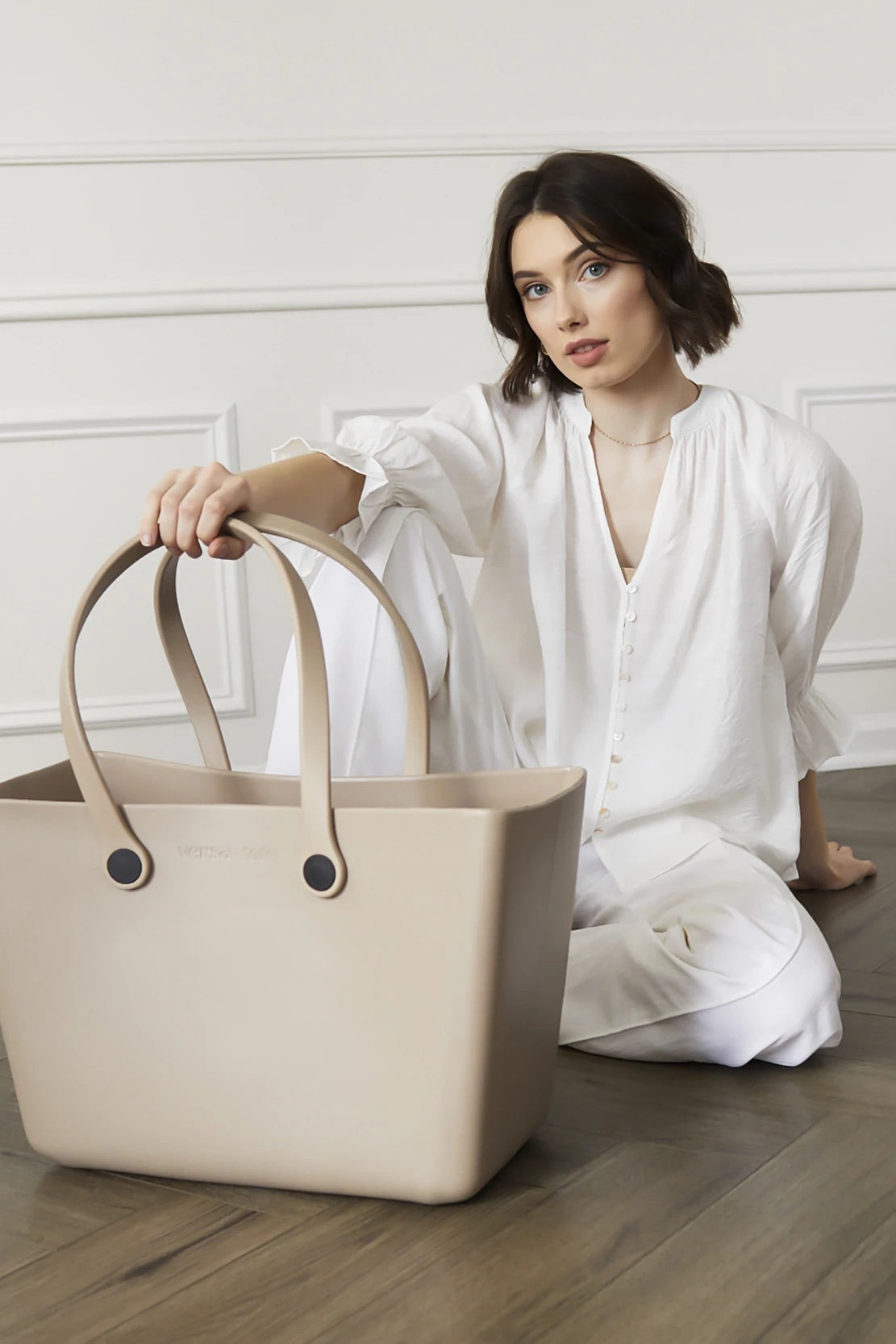 Hot Pink Scalloped Versa Tote