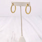 Clyde Twisted Hoop Earring GOLD