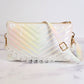 Sherman Quilted Crossbody WHITE OPAL