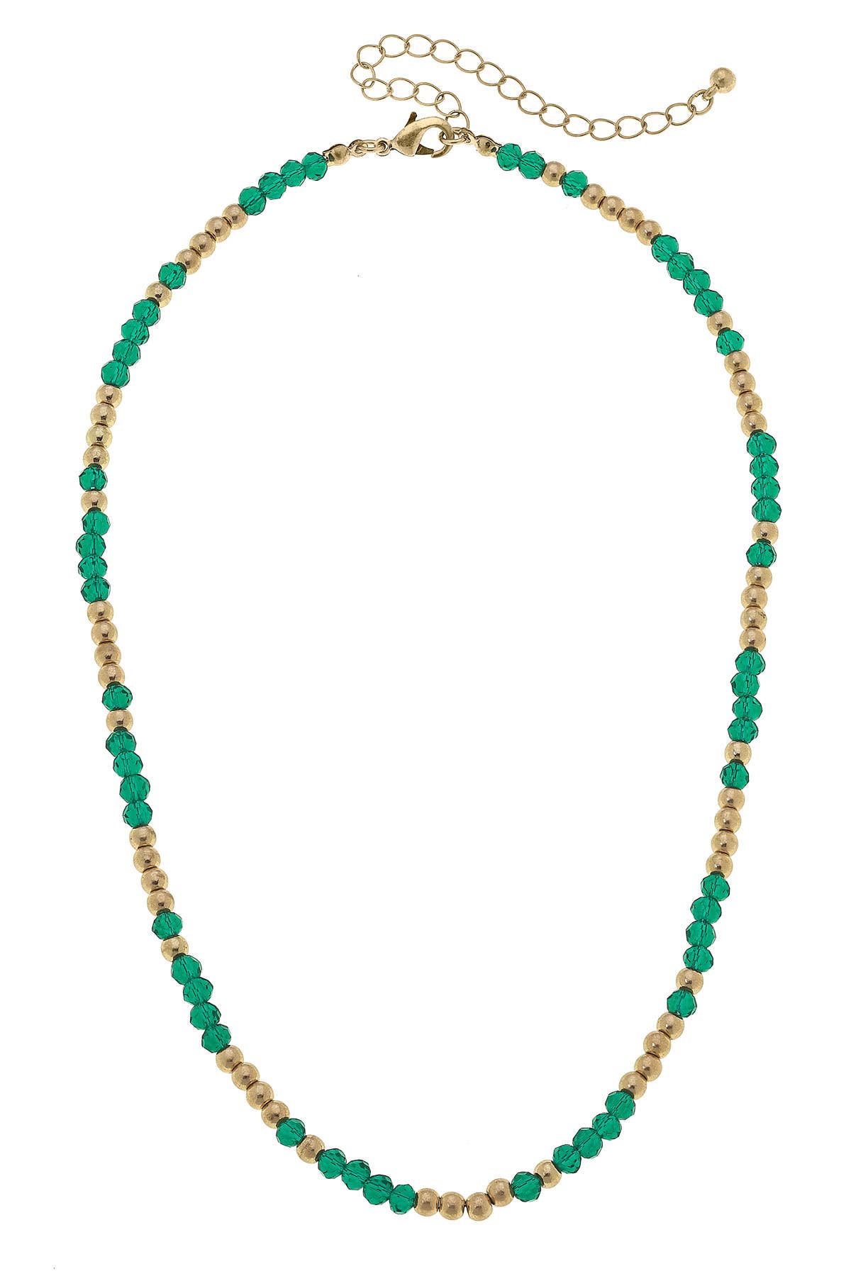 Gabbi Necklace: Emerald