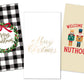 Christmas Paper Guest Towels | Merry Christmas - Foil