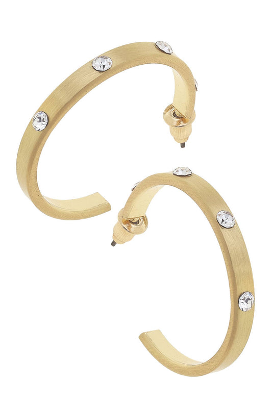 Lorraine Rhinestone Hoops