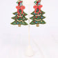 Trim the Tree Earring: Green