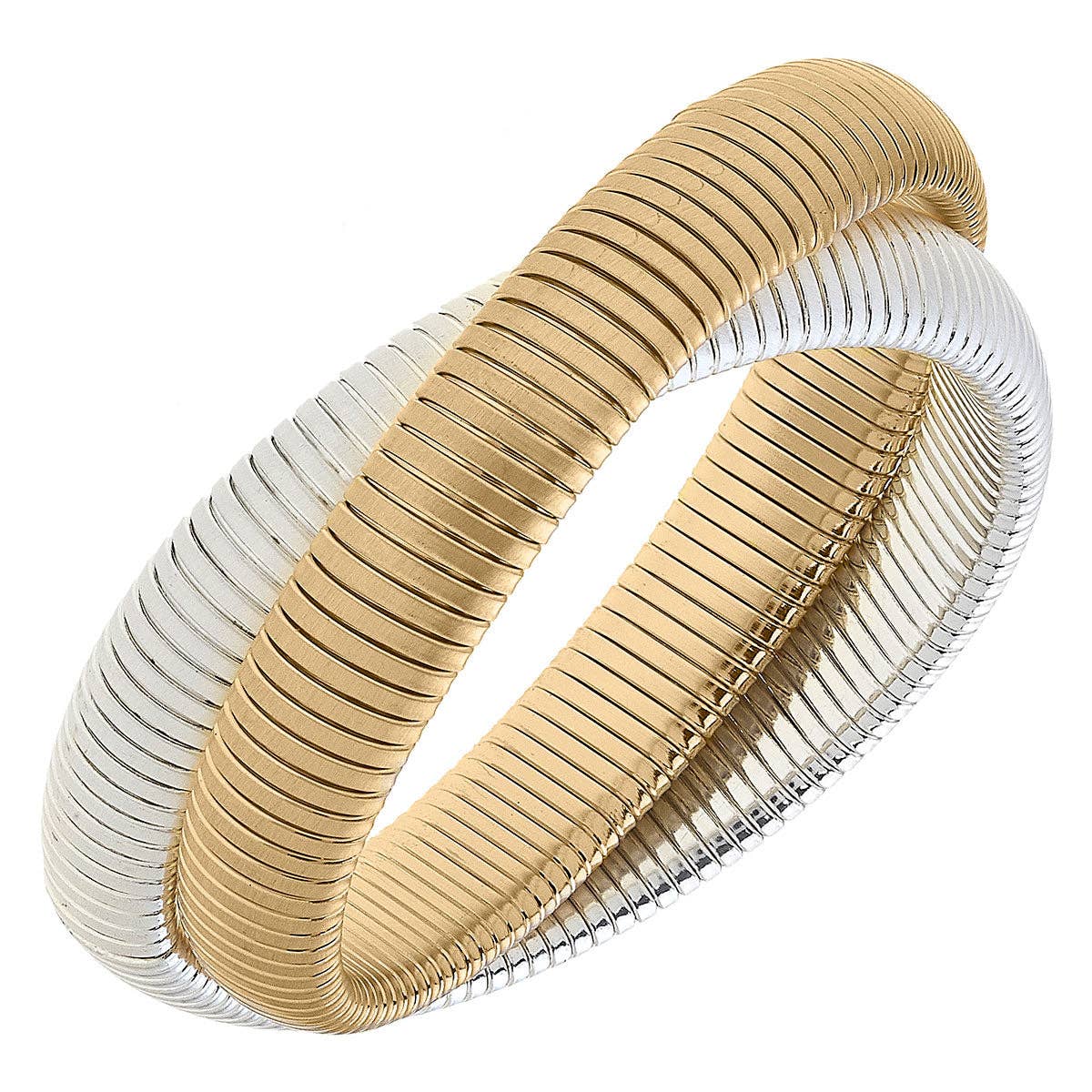 Daytona Bangle in Satin Two-Tone