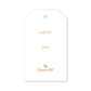 Flora Gold Gift Tags: Gift Tag Packs - 8 tags per pack