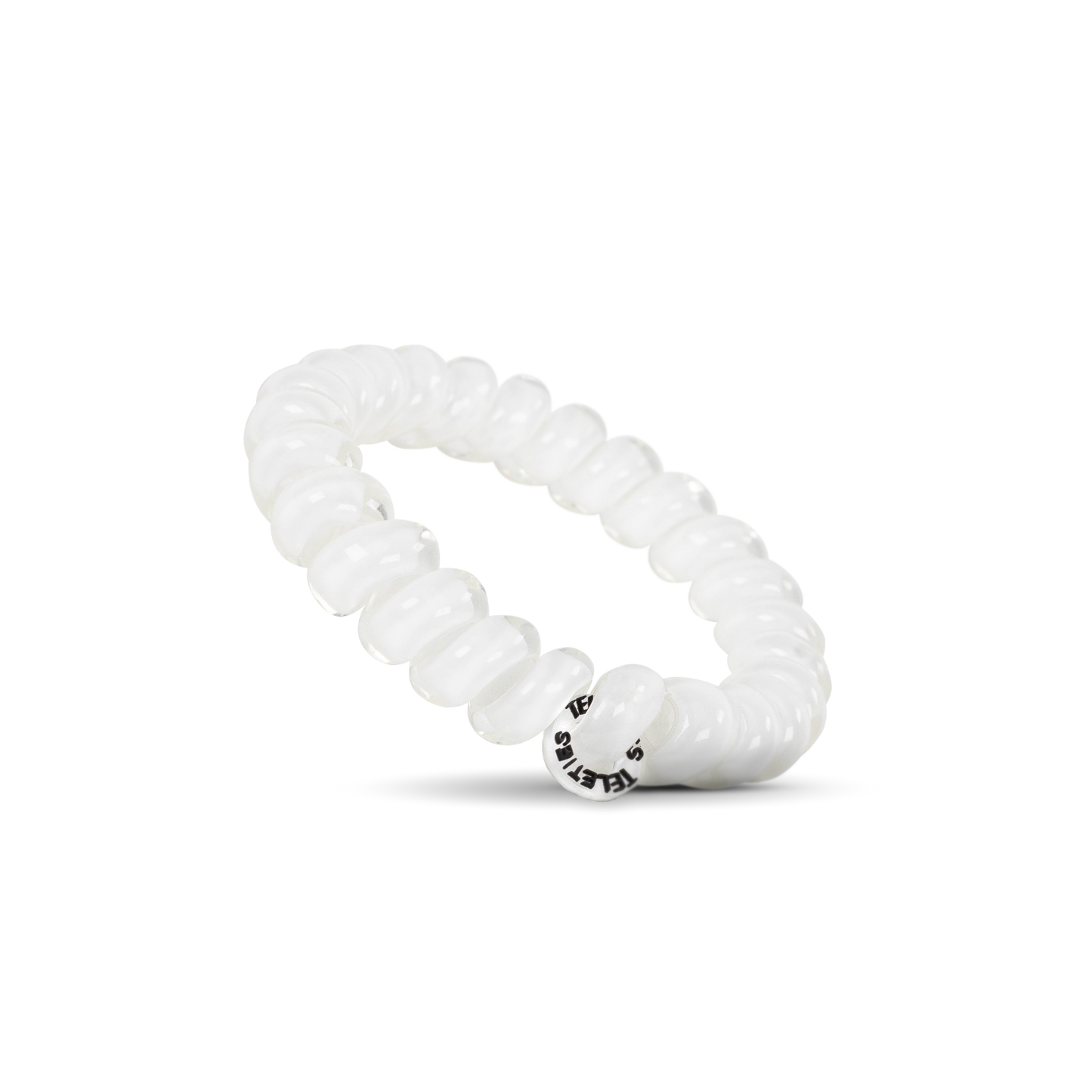 Spiral Hair Coils | Large | Coconut White Hair Ties: Large