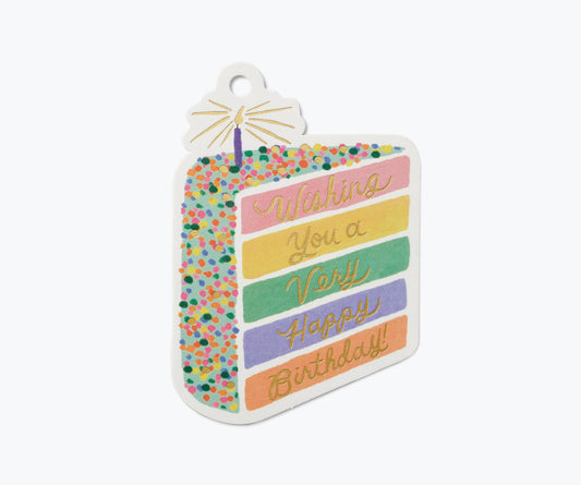 Pack of 8 Cake Slice Gift Tags