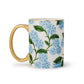 Hydrangea Porcelain Mug