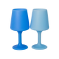Sky + Kingfisher | Swepp | Silicone Unbreakable Wine Glasses