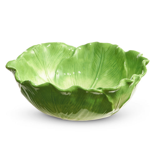 10" GREEN CABBAGE BOWL