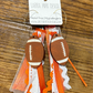 Larra Mirk Vols Football Fabric Hoops