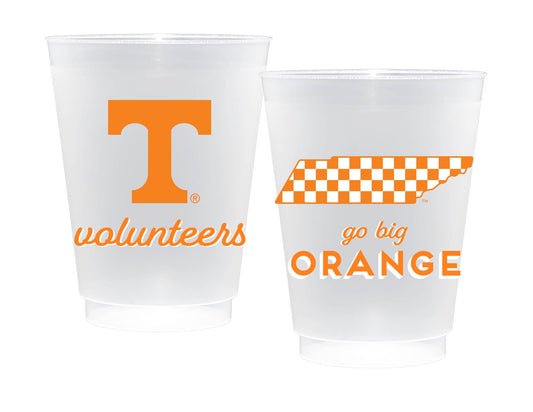 Tennessee Volunteers NCAA Frost Flex Plastic Cup (Set of 10)