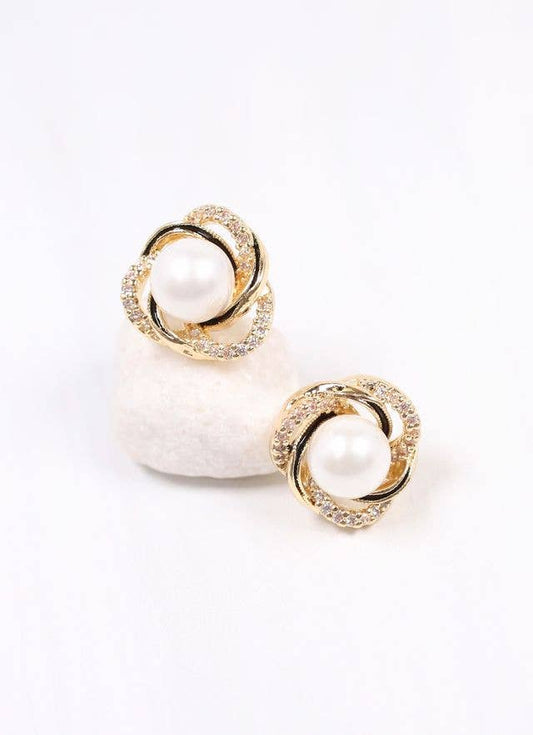 Brennan Pearl Stud Earring