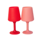 Cherry + Blush | Swepp | Silicone Unbreakable Wine Glasses