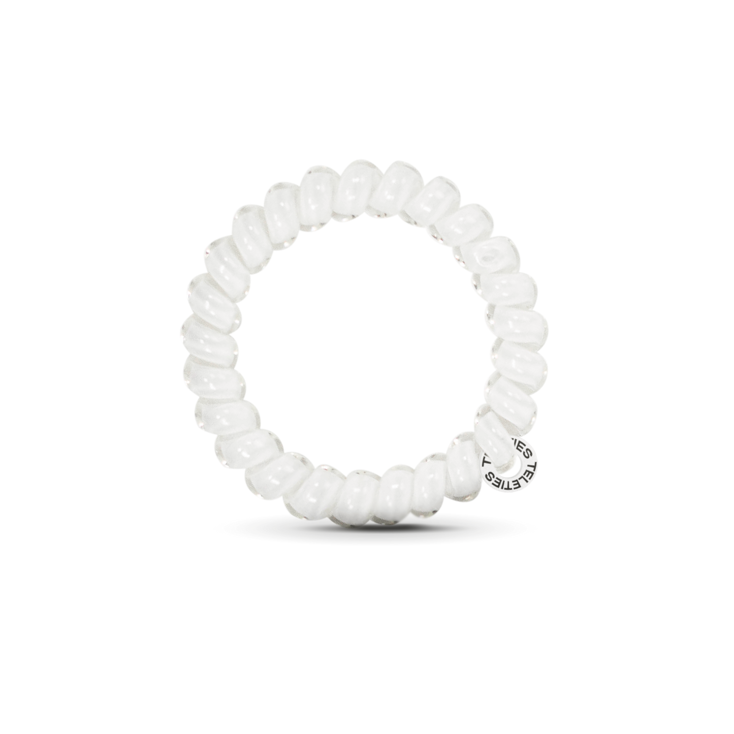 Spiral Hair Coils | Large | Coconut White Hair Ties: Large