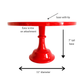 Red Melamine Cake Stand