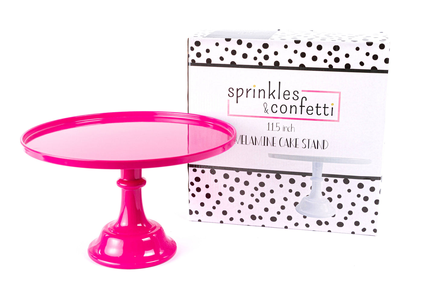 Black Melamine Cake Stand