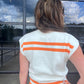 QoS - Orange and White Stripe TN TriStar