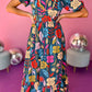 Retro Notch Neck Maxi