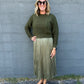 Olive Sweater Dress Set