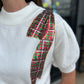 Christmas Plaid Sequins Embroidery Sweater