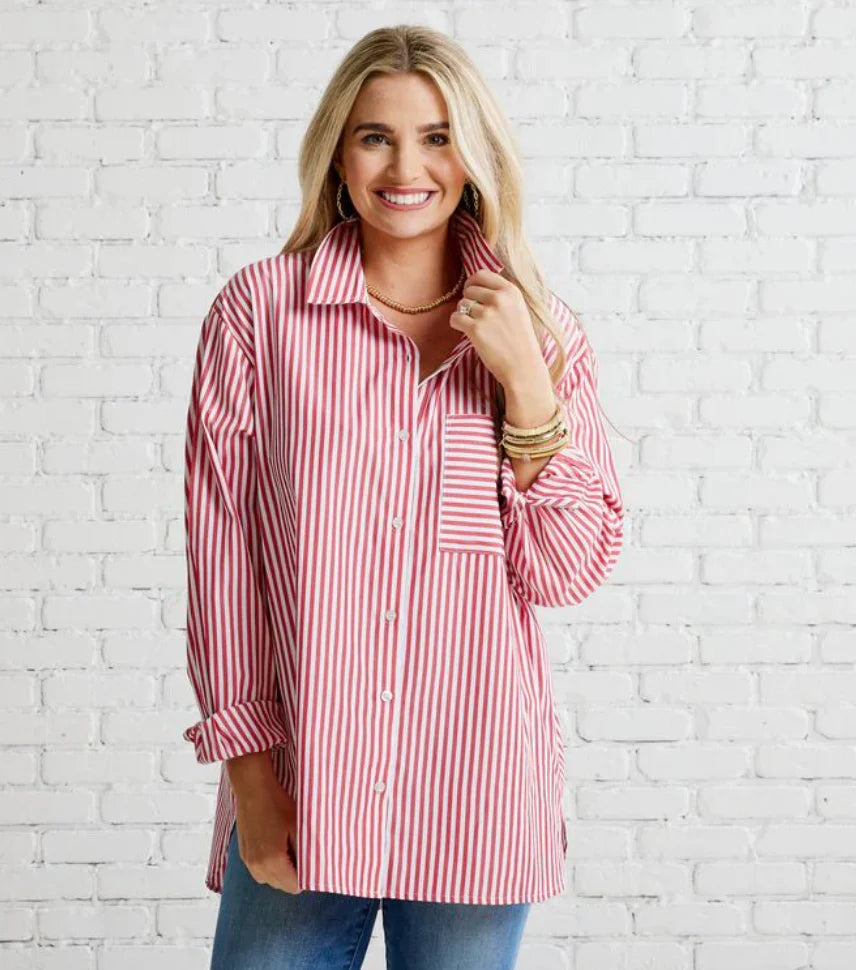 LAWN SHIRT - RED