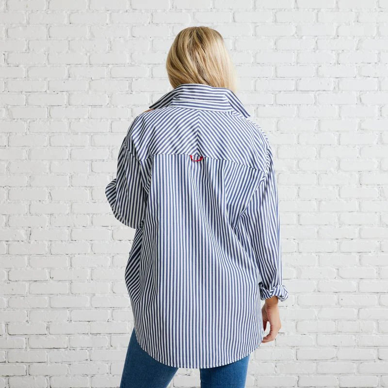 LAWN SHIRT - NAVY