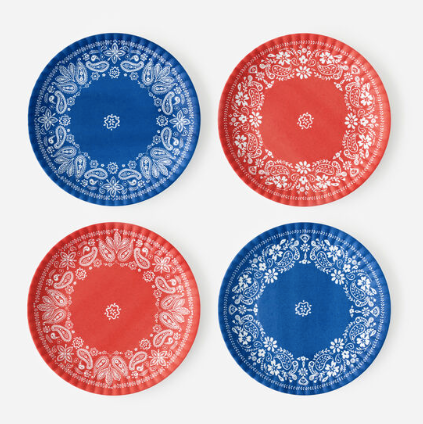 American Holiday "Paper" Plate, Melamine, 9"