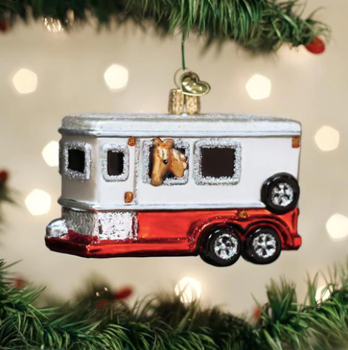 HORSE TRAILER ORNAMENT