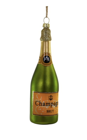 Sparkling Champagne Ornament
