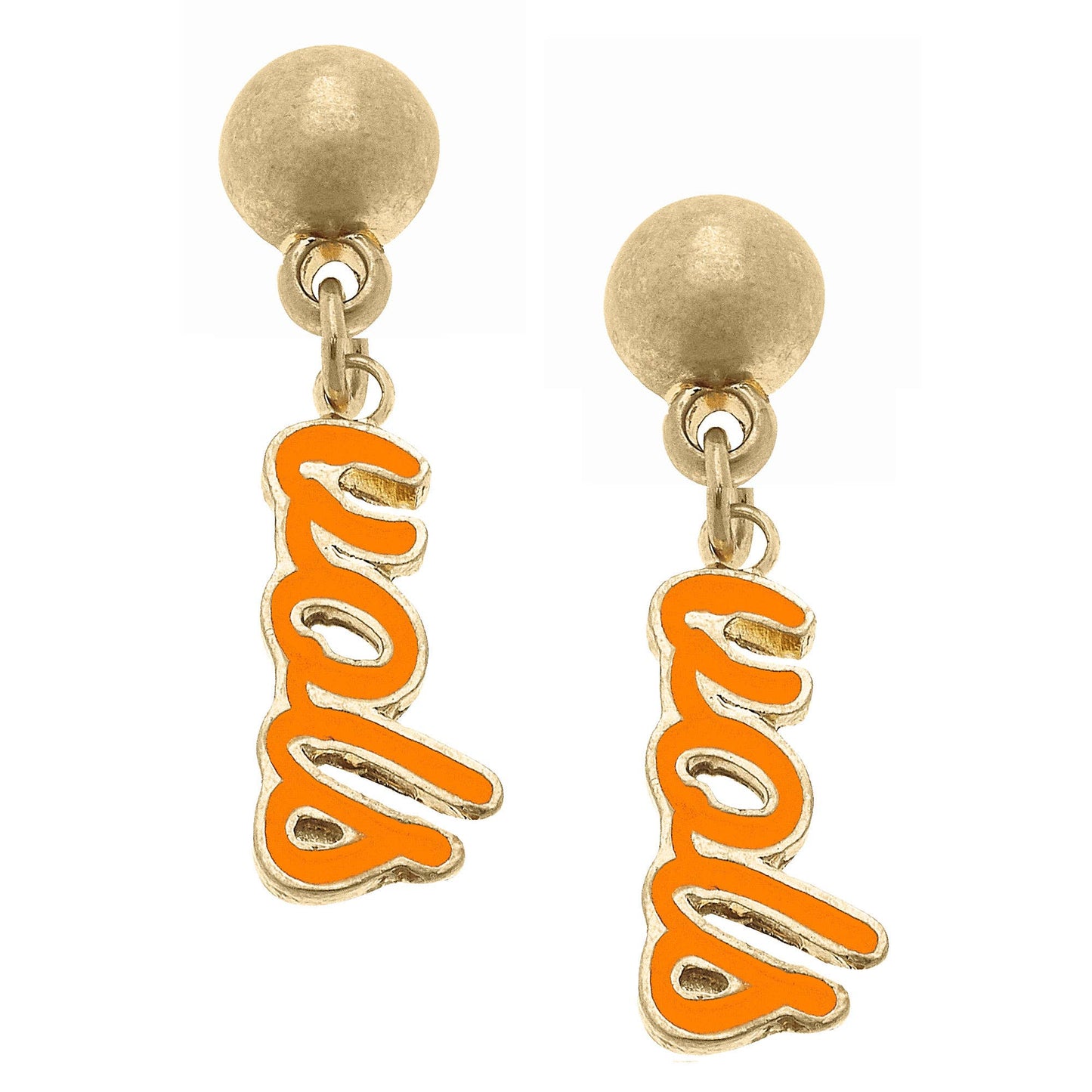 Tennessee Volunteers Enamel Script Earrings