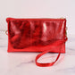 Liz Custom Collection Crossbody Bag METALLIC RED