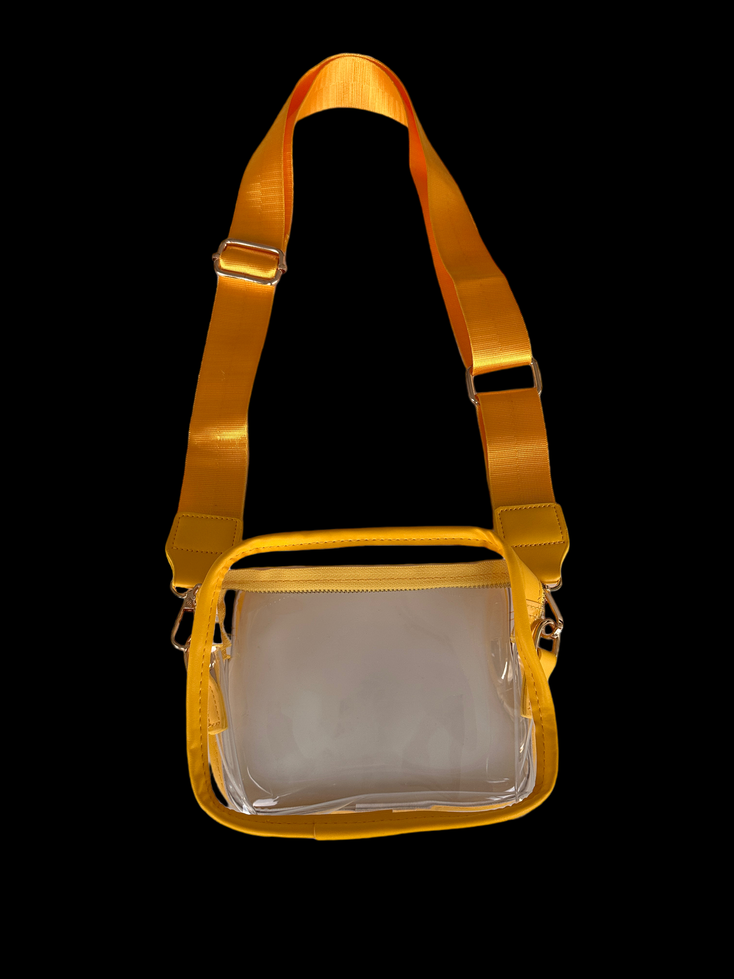 Clear Stadium Event Bag - White Trim