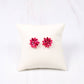 Bow Topper Earring FUCHSIA