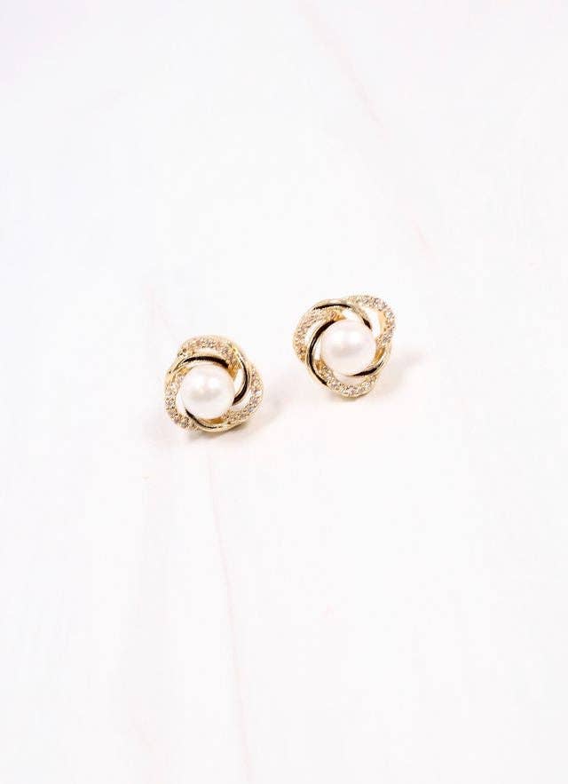 Brennan Pearl Stud Earring