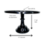 Black Melamine Cake Stand