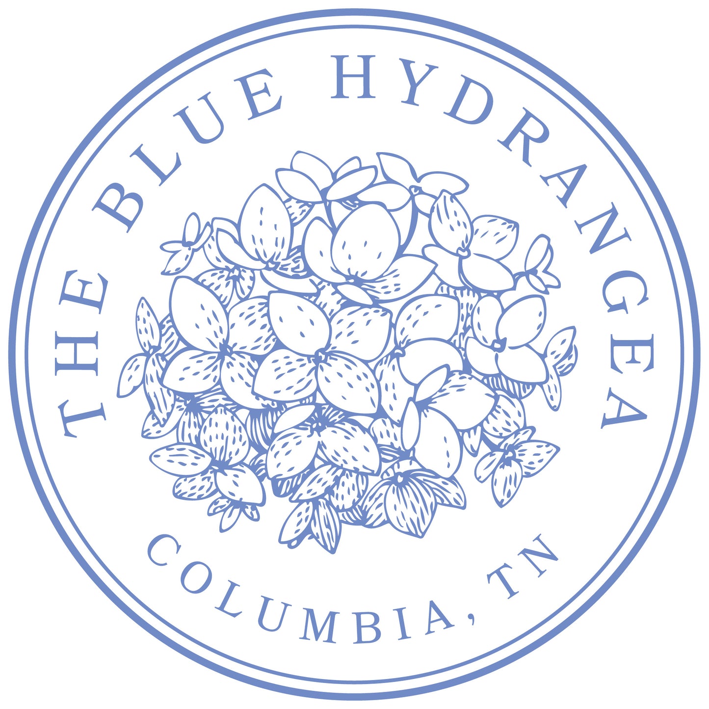 The Blue Hydrangea 