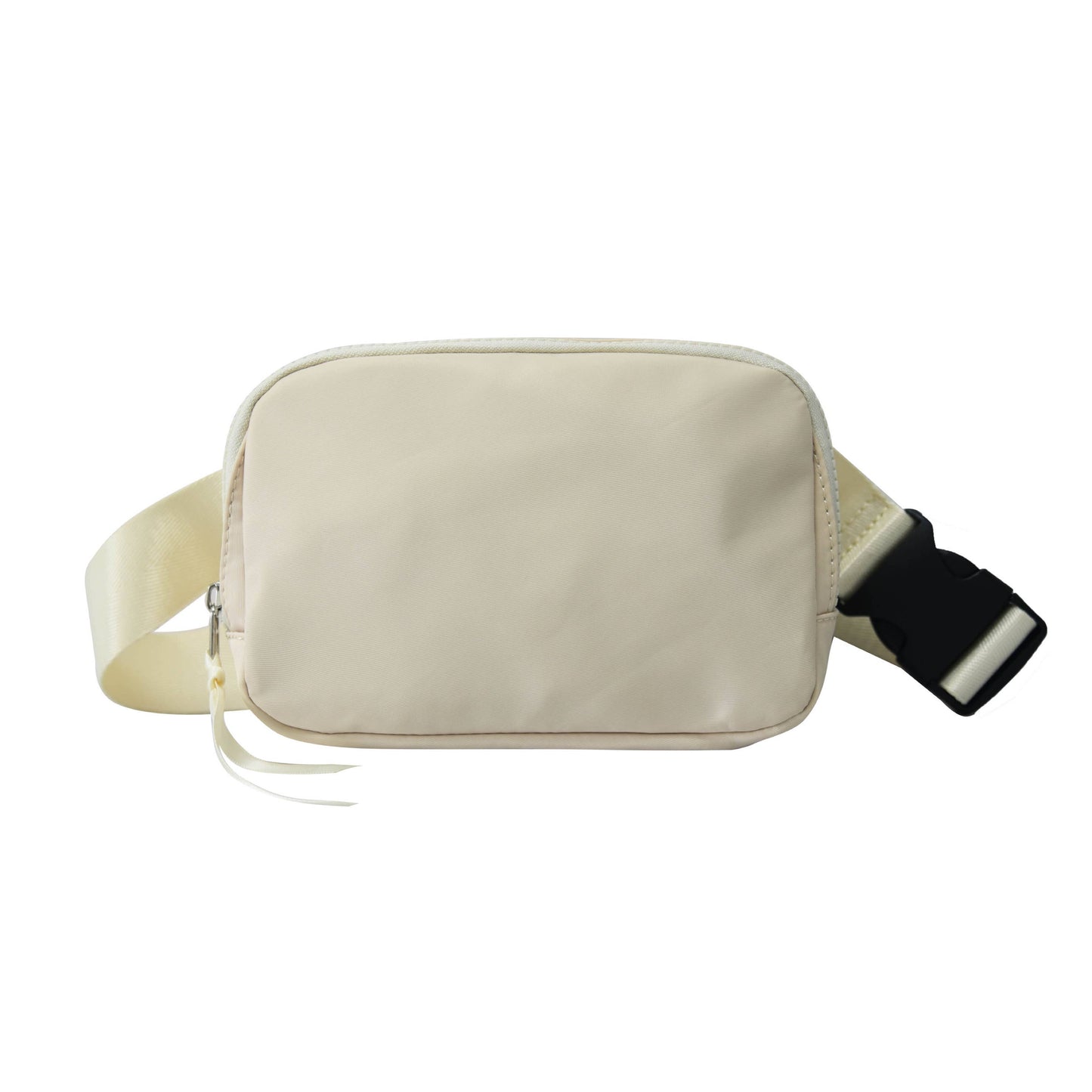 Cream Nylon Belt Bag